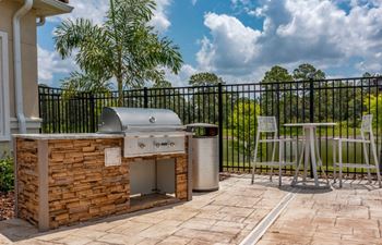 Grilling station at Flats At Sundown apartments